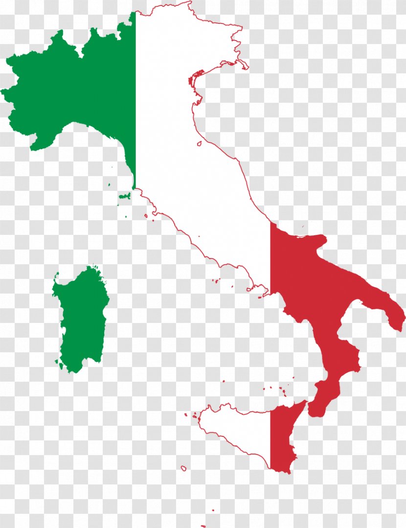 Regions Of Italy Italian Empire Vector Map - Stock Photography Transparent PNG