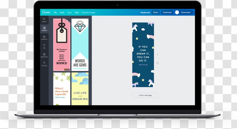 Bookmark Graphic Design Advertising - Diary Transparent PNG