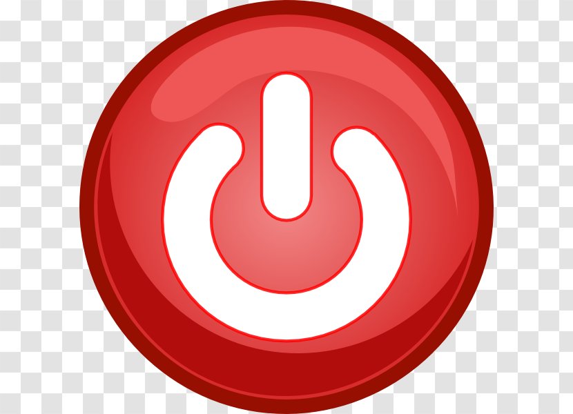 Push-button Clip Art - Power Symbol - POWER Transparent PNG