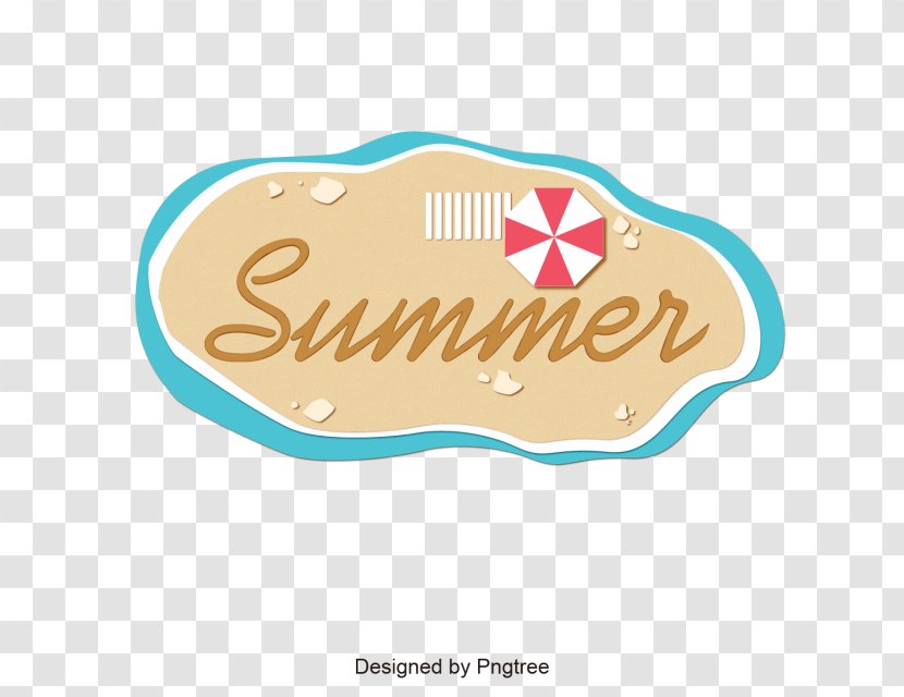 Logo Label Clip Art - Summer Transparent PNG