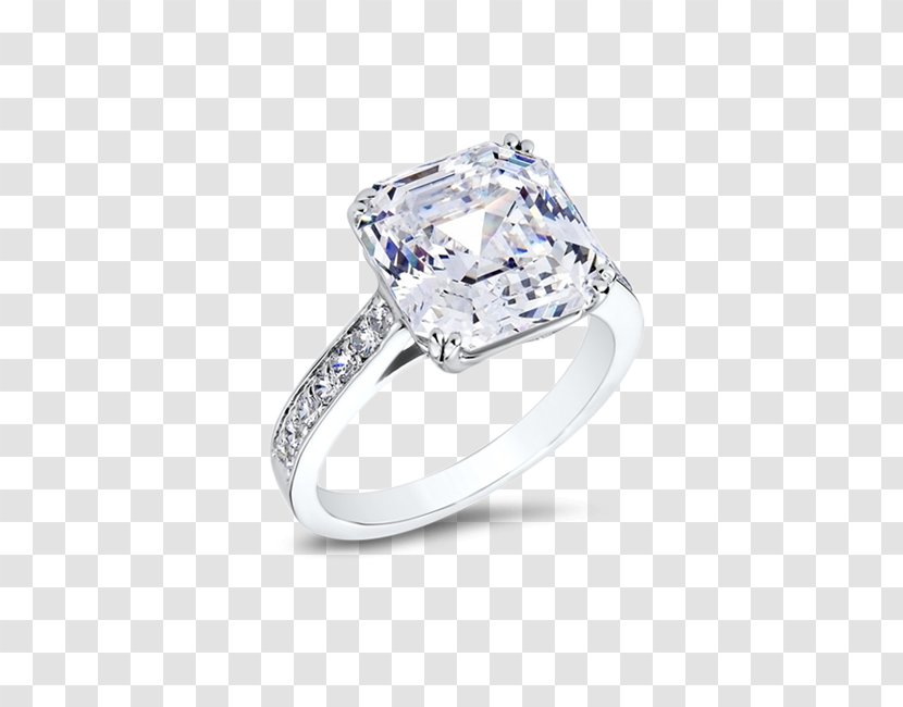 Wedding Ring Engagement Diamond Sapphire - Gold - Cubic Zirconia Transparent PNG