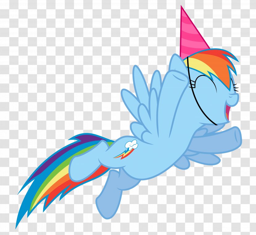 Pony Rainbow Dash Applejack Pinkie Pie Clip Art - Horse Like Mammal - Birthday Transparent PNG