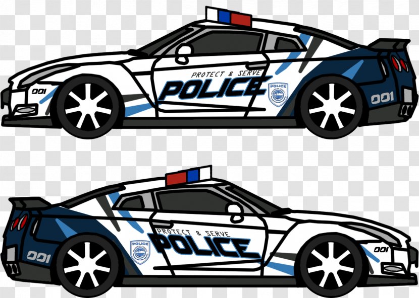 Police Car Nissan Skyline GT-R 2015 - Motor Vehicle Transparent PNG