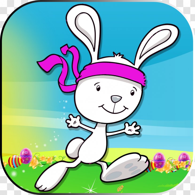 Rabbit Easter Bunny Egg Endless Runner Adventure - Vertebrate Transparent PNG