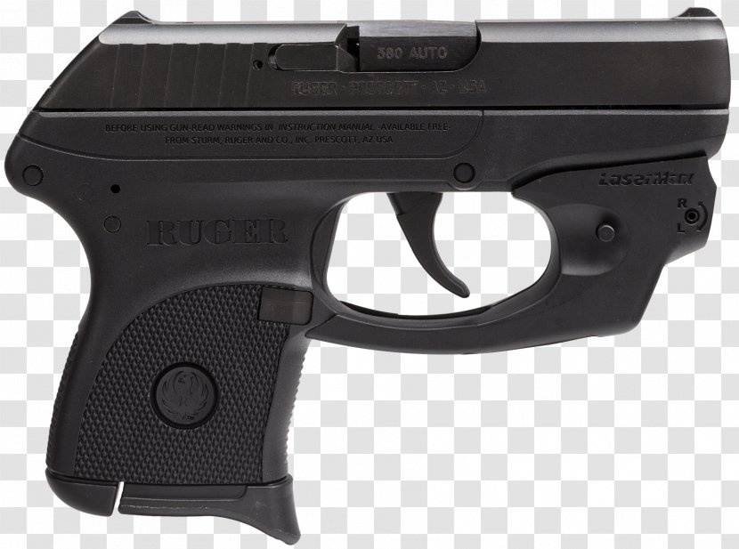 Ruger LCP Sturm, & Co. .380 ACP Automatic Colt Pistol - Firearm - Handgun Transparent PNG