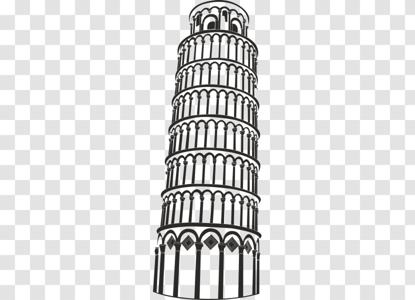Leaning Tower Of Pisa Eiffel Drawing Monument Transparent PNG