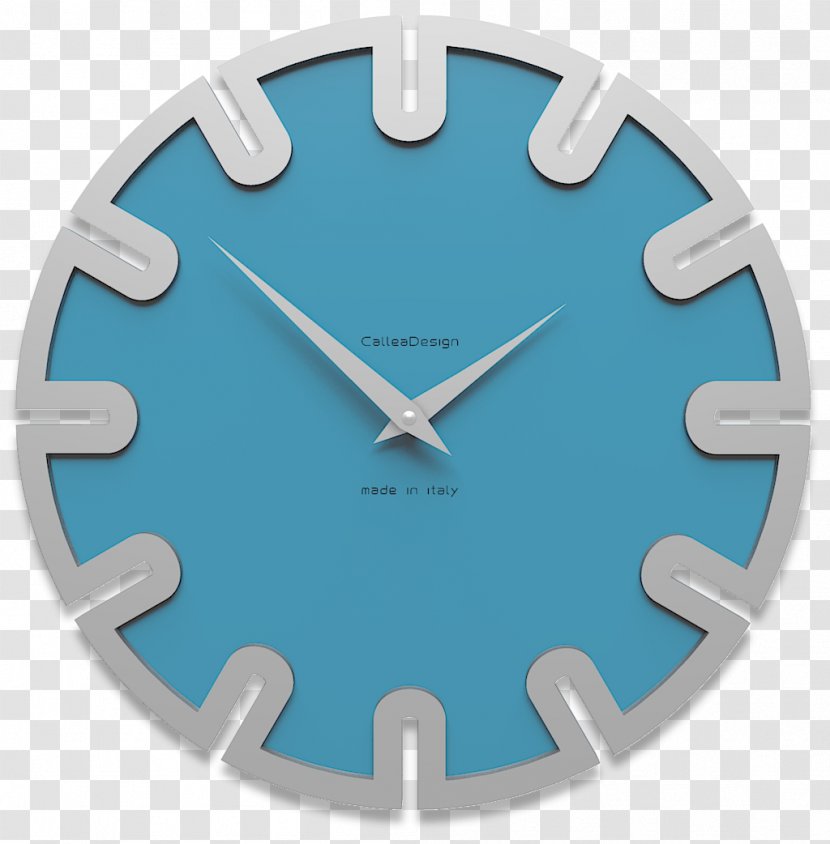 Clock Väggur Color Blue Transparent PNG