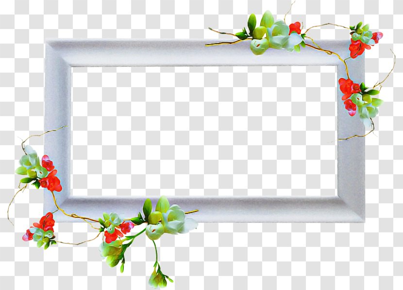 Floral Background Frame - 2019 - Plant Rectangle Transparent PNG
