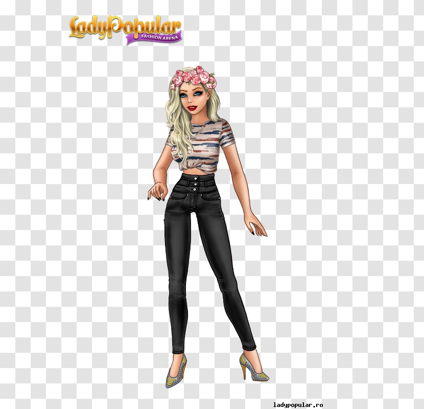 Lady Popular Woman Fashion Lace Wig - Barbie Transparent PNG