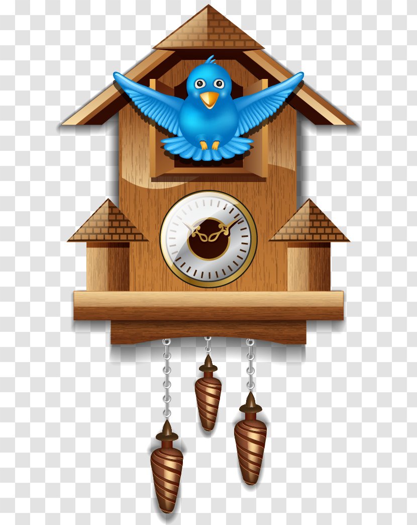 Common Cuckoo Clock Clip Art - Timer - Wooden Transparent PNG