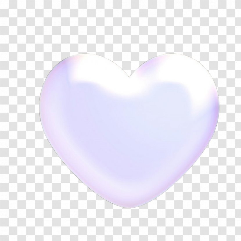 Heart Cartoon - Lilac Pink Transparent PNG