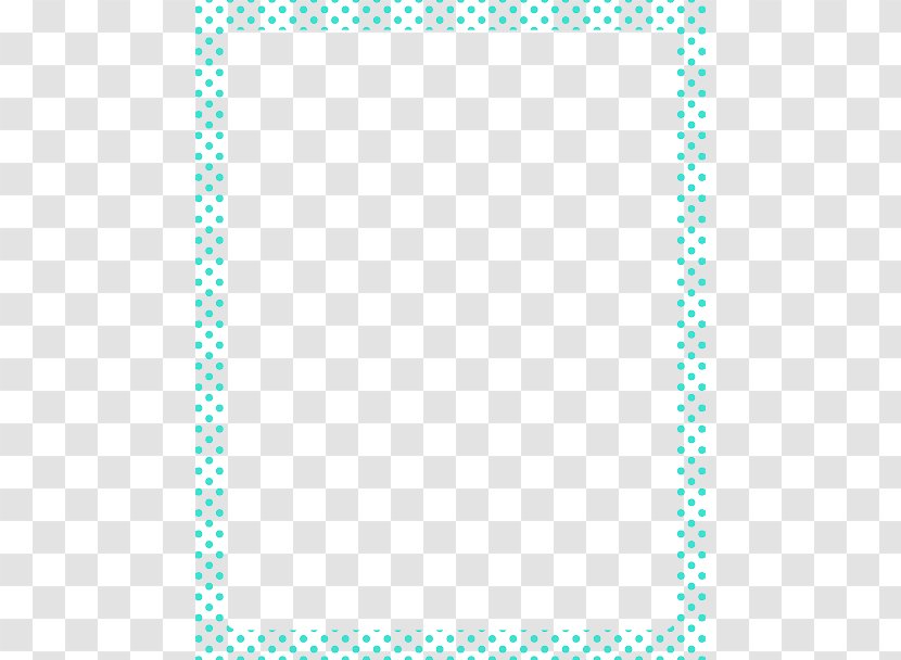 Cancer Support Group - Point - Aqua Border Frame Clipart Transparent PNG