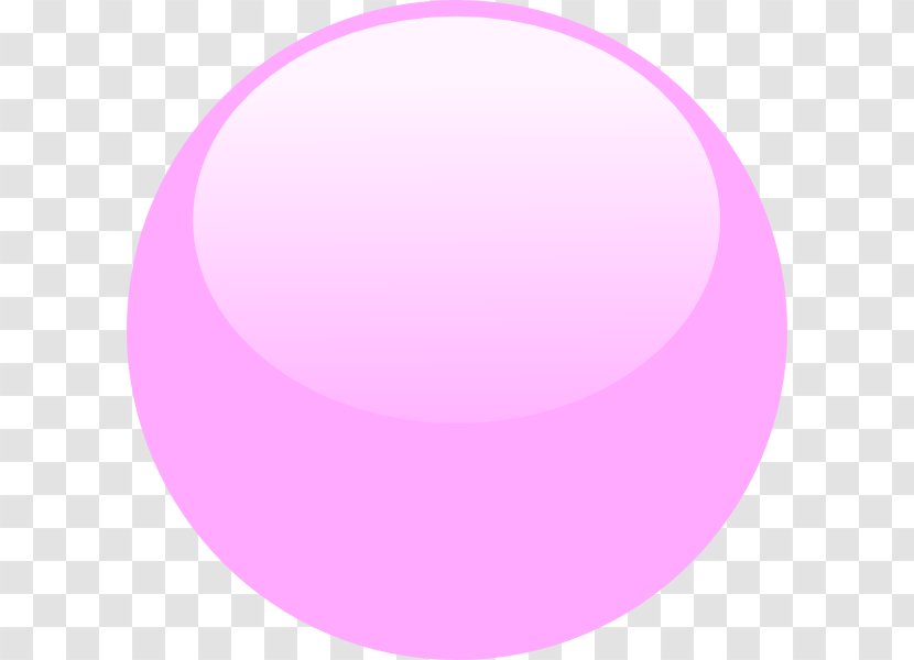 Chewing Gum Bubble Clip Art - Magenta Transparent PNG