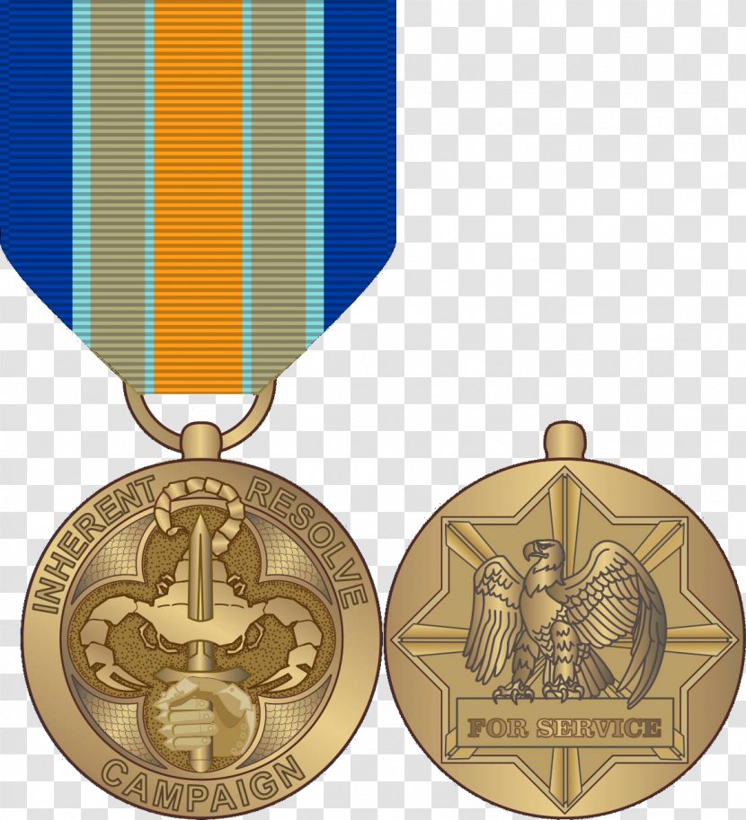 United States Department Of Defense Operation Inherent Resolve Campaign Medal - Ash Carter Transparent PNG
