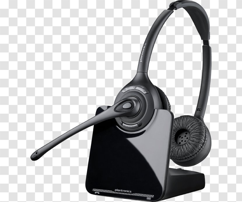 Plantronics CS520-XD Xbox 360 Wireless Headset Digital Enhanced Cordless Telecommunications - Cs520xd - Avaya Transparent PNG