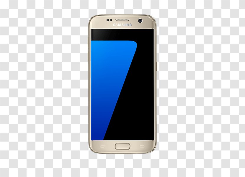 Samsung GALAXY S7 Edge Smartphone GSM LTE - Electric Blue Transparent PNG