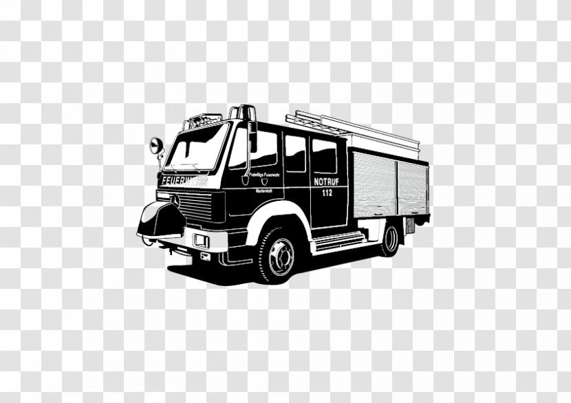 Download - Black And White - Sideways Bus Transparent PNG