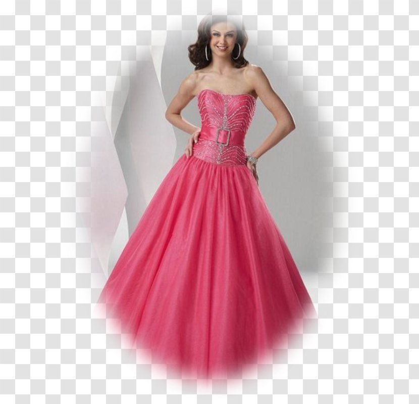Ball Gown Wedding Dress Evening - Shoulder Transparent PNG