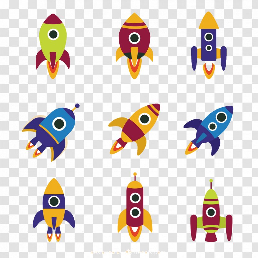 Rocket Vector Graphics Cartoon Spacecraft Clip Art - Animal Figure - Design Space Psd Transparent PNG