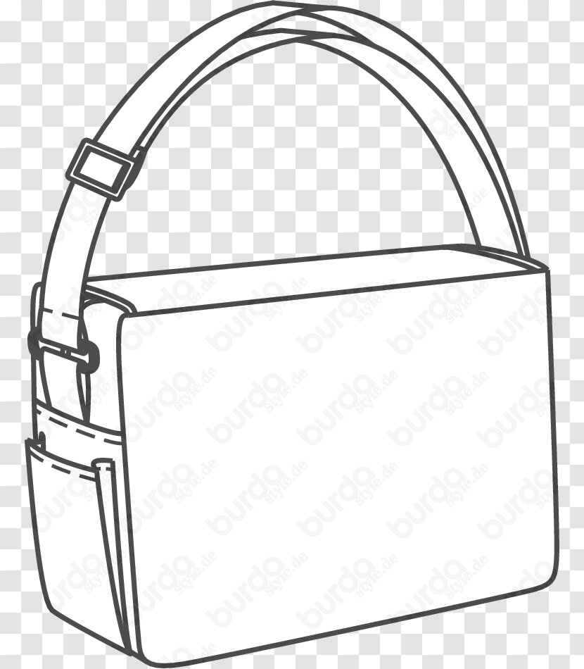 Diaper Bags Handbag Burda Style - Silver - Black Transparent PNG