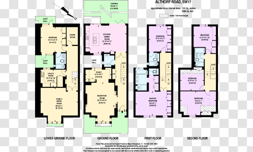 Floor Plan Althorp Road Estate House Transparent PNG