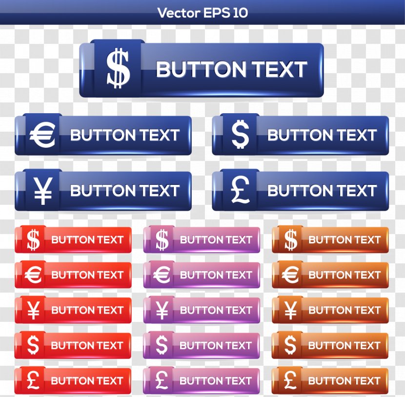Web Page Button Icon - Area - Vector Buttons Transparent PNG