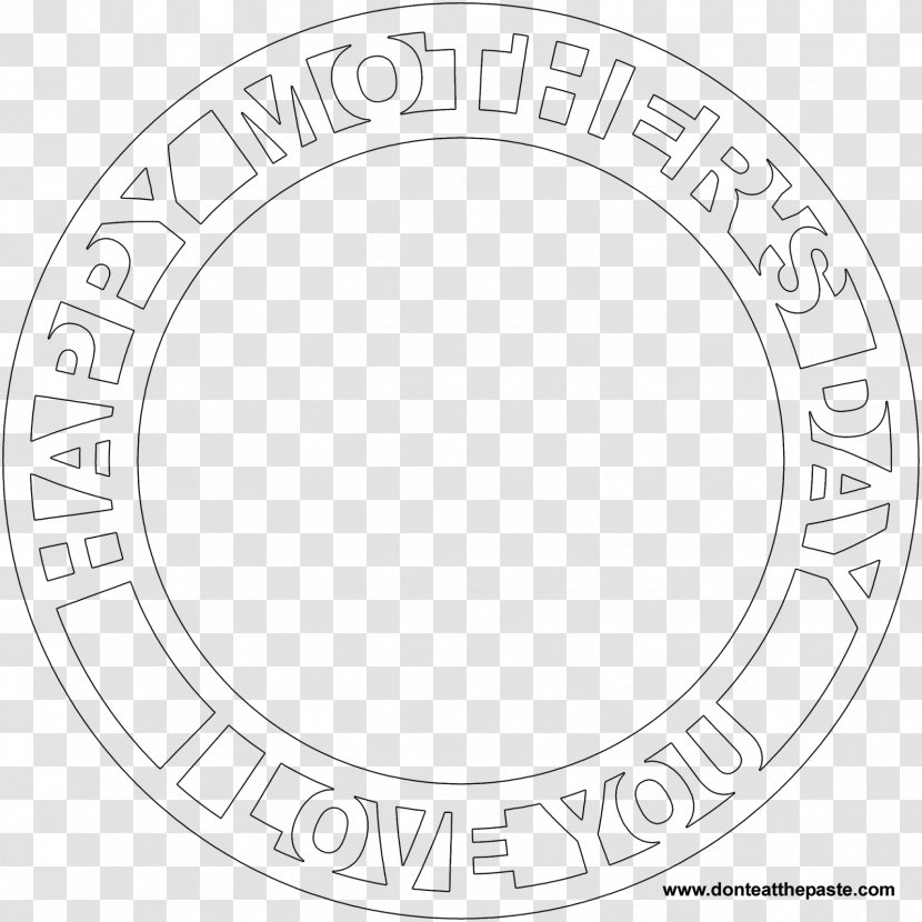 Mother's Day Mandala Coloring Book - Drawing Transparent PNG