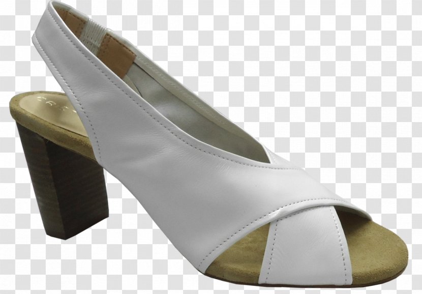 Sandal White Court Shoe Clog Transparent PNG