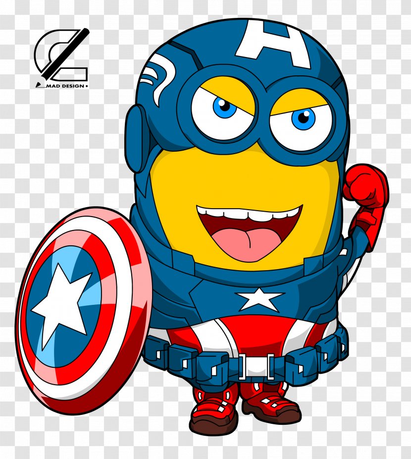Captain America YouTube Iron Man Minions Superhero - Film Transparent PNG
