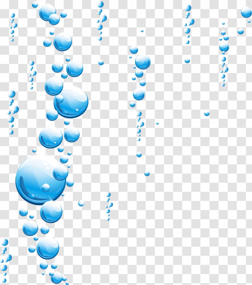 Drop Bubble Blue Speech Balloon - Water - Fine Droplets Transparent PNG