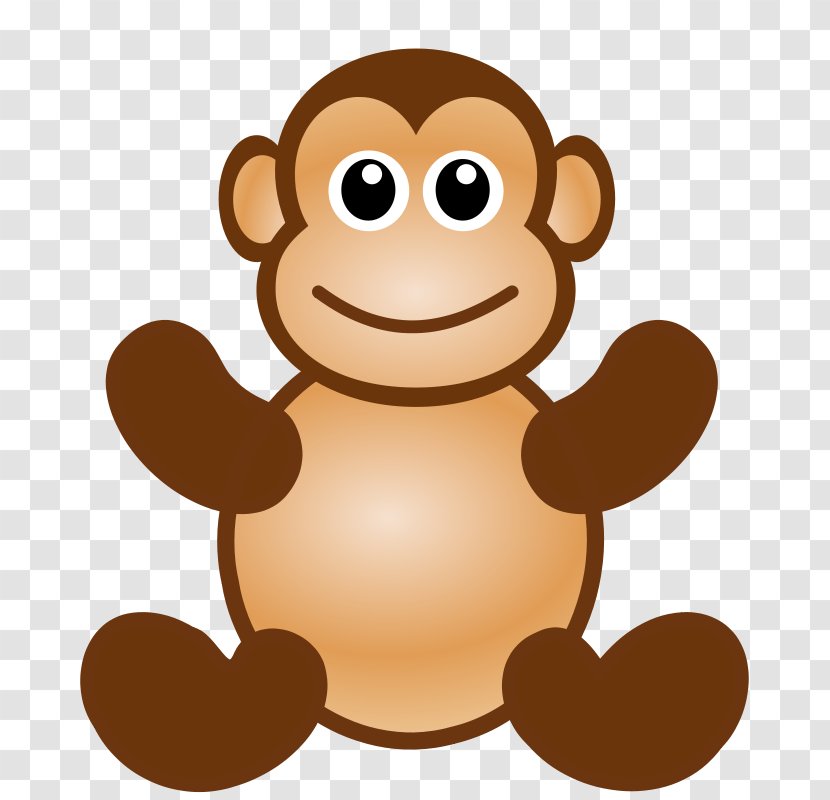 Monkey Face Clip Art - Scalable Vector Graphics - Sad Transparent PNG