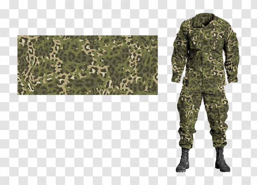 Military Camouflage Leopard Soldier Multi-scale Transparent PNG