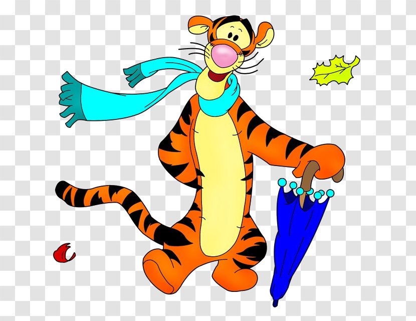 Tigger Winnie-the-Pooh Piglet Mickey Mouse Clip Art - Autumn Leaf Color - Winnie The Pooh Transparent PNG