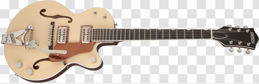 Acoustic-electric Guitar Acoustic Gretsch Bigsby Vibrato Tailpiece - Metallic Copper Transparent PNG