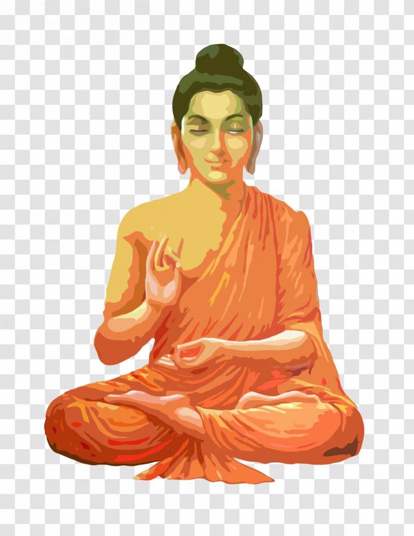 Gautama Buddha Golden Bodh Gaya Buddhism - Mythical Creature Transparent PNG