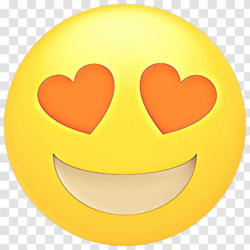 Love Heart Emoji - Yellow - Gesture Transparent PNG