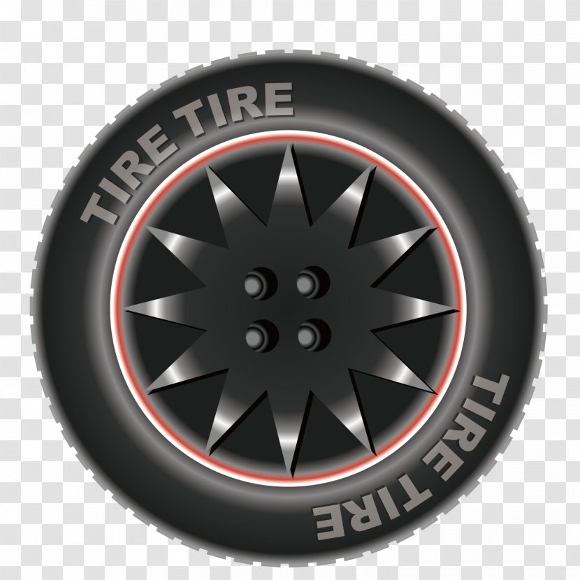 Car Wheel Tire Illustration - Automotive System - Vector Decorative Tires Transparent PNG