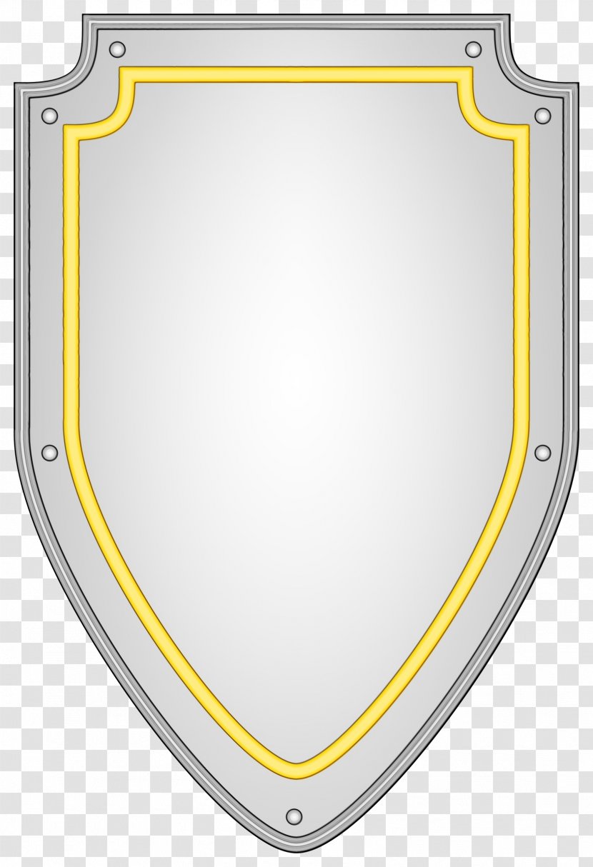 Shield - Yellow - Rectangle Transparent PNG