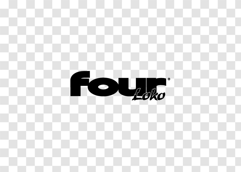 Logo Brand Font - Black And White - Four Loko Transparent PNG