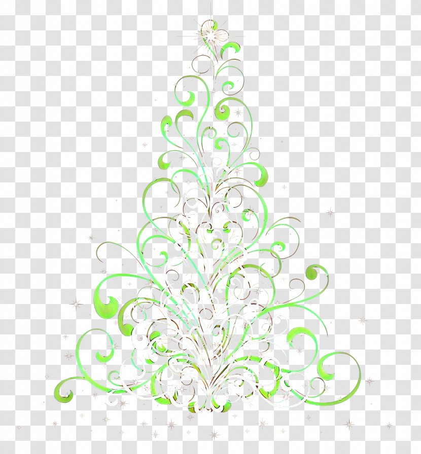 Clip Art Christmas Tree Day - Green Transparent PNG