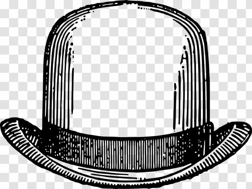 Bowler Hat Top Clip Art - Headgear Transparent PNG