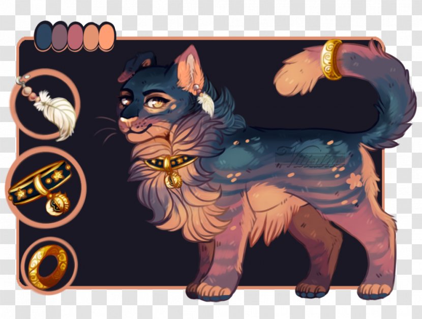 Cat Dog Canidae Cartoon - Mythical Creature Transparent PNG