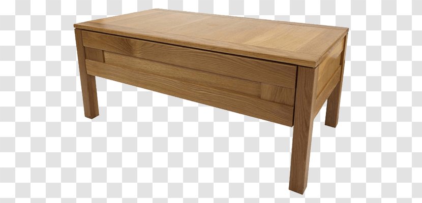 Coffee Tables Drawer Angle Wood Stain - Table - Four Legs Transparent PNG