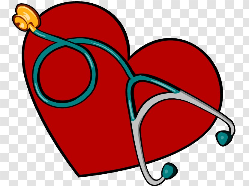 Nurse's Notes Nursing Medicine Clip Art Stethoscope - Watercolor - Heart Transparent PNG