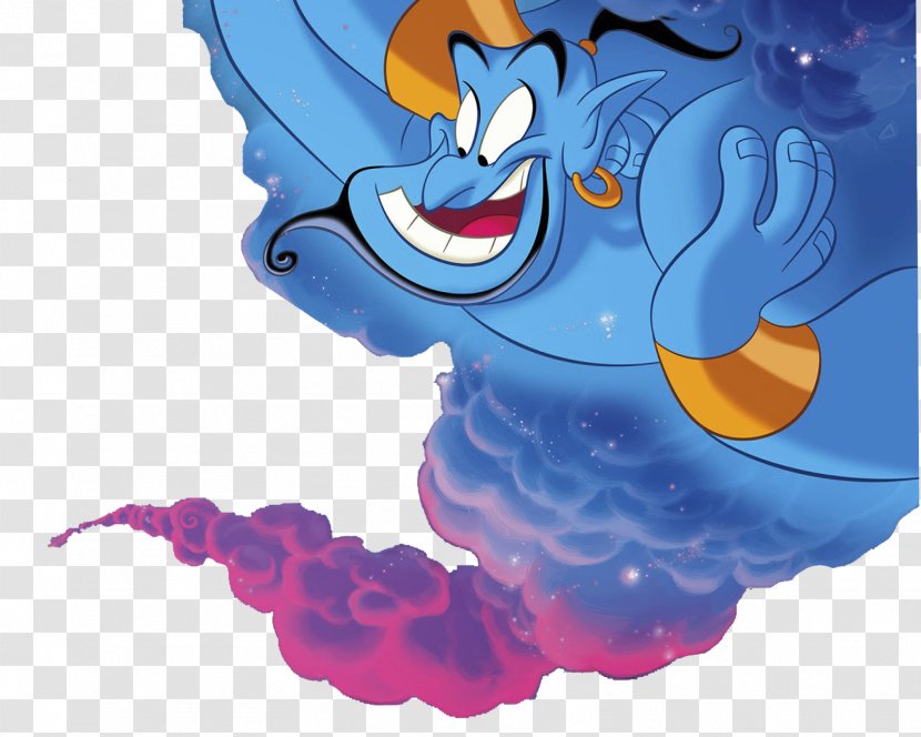 Genie Aladdin Jafar The Walt Disney Company Jinn - Watercolor Transparent PNG