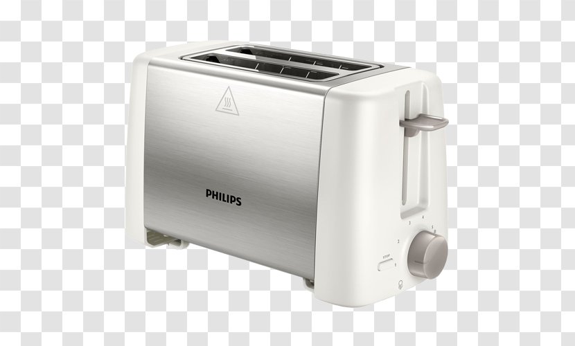 Philips Daily Collection HD2586 - Toast - ToasterElectrical2 SliceSilver/black 2 Slice Toaster White HD2587/20 2-Scheiben Silbermetallic/SchwarzToast Transparent PNG