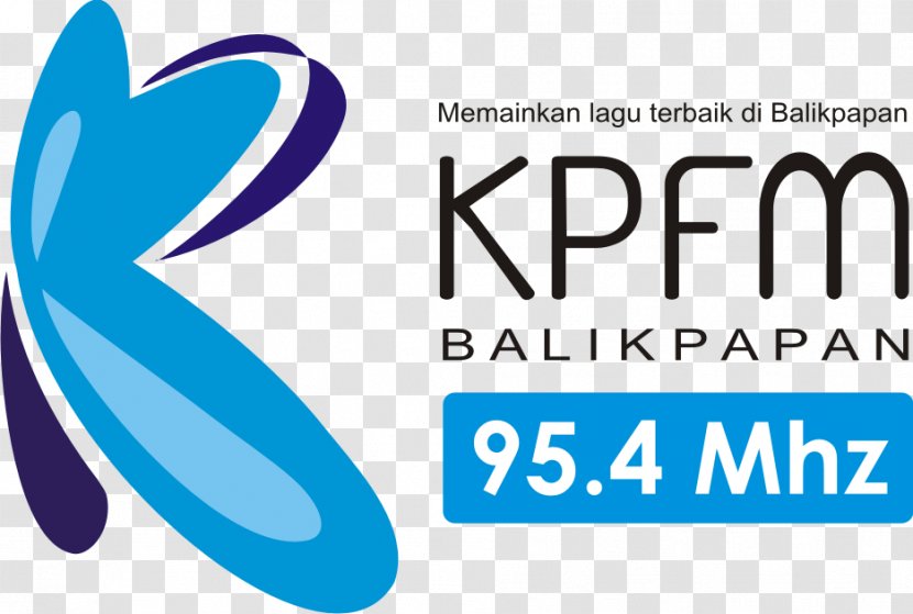 KPFM Balikpapan Logo FM Broadcasting Kantor Kecamatan Kota Brand - Warung Transparent PNG