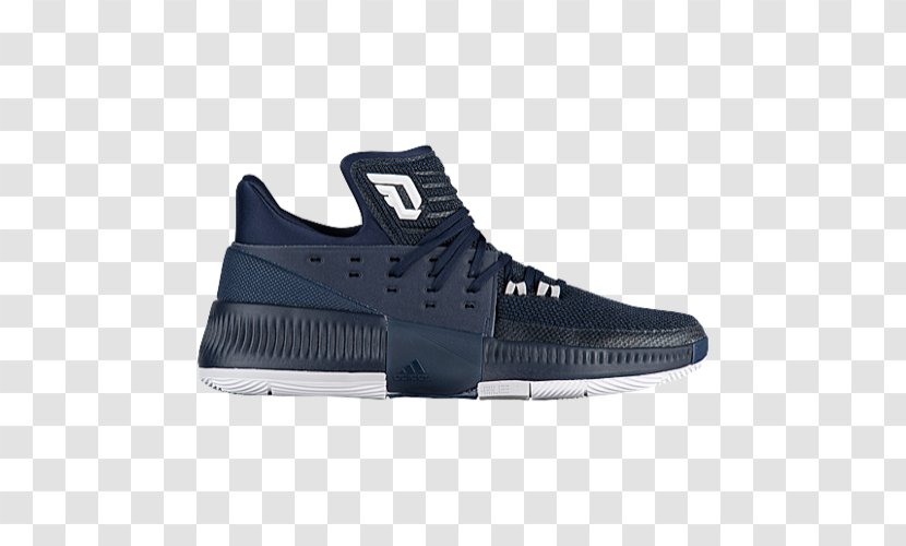 Adidas D Lillard 3 Rip City Basketball Shoe Sports Shoes - Electric Blue Transparent PNG