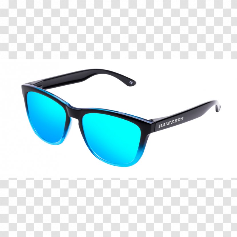 Sunglasses Hawkers One Blue Polarized Light - Sunglass T-shirt Design Transparent PNG