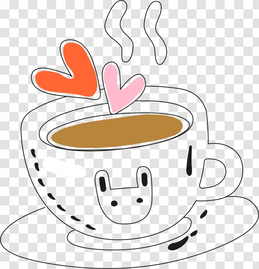 Coffee Cup Cafe Drink - Bean Transparent PNG